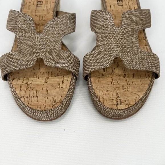 VANELI Open Toe Cork Jute Wedge Sandals 11 M - Picture 4 of 8